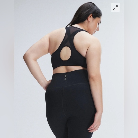 NWT,Savage x FentyRUNNING HOT 7/8 HIGH-WAIST SIDE POCKET LEGGING,Black caviar,XL - Picture 4 of 5